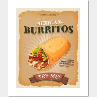 Vintage Burritos Adv. Posters and Art